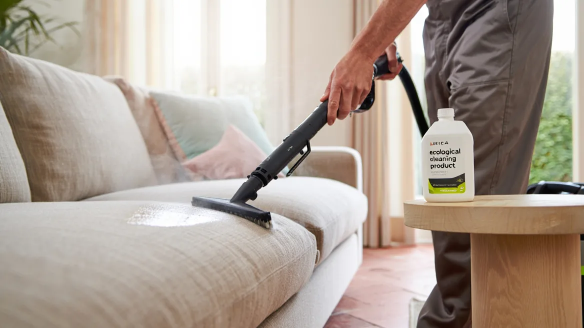 Nettoyage canapé en tissu à domicile dan